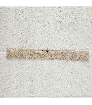 Celosía Madera laminada - Corte Laser - Diseño Beirut- 6cm x 50cm