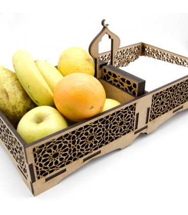 Portatovaglioli - Sottobicchieri - Portafrutta - Alhambra Design - 37 x 18 cm