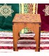 Couchtisch oder Hocker Teteria - 100% Holz - Alhambra Design - Deluxe