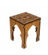 Tea Table or Stool - 100% Wood - Alhambra Design - Deluxe