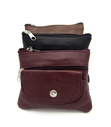 Borsa 100% Pelle - 3 Tasche - Modello Shaibani