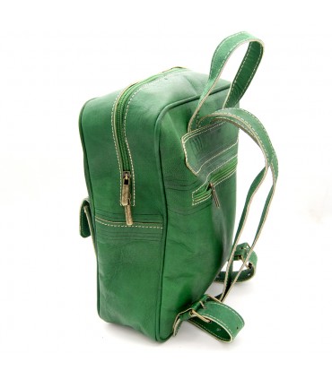 Rucksack aus 100% Leder - Lebendige Farben - Modell Sastatein