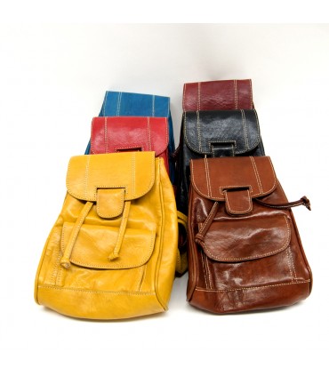 Zaino 100% Pelle - Grande - Pelletteria - Modello Tilka