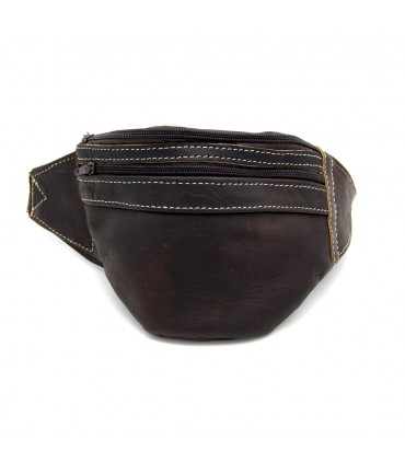 Sac banane en cuir - Maroquinerie - Modèle KANI