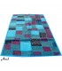 Tapete Pathwork - 145 x 95 cm - Artesanal - Varios Colores