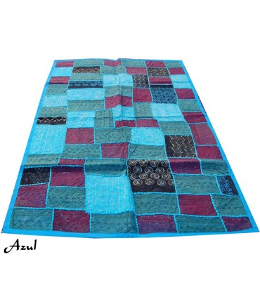 Tapete Pathwork - 145 x 95 cm - Artesanal - Varios Colores
