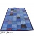 Tapete Pathwork - 145 x 95 cm - Artesanal - Varios Colores