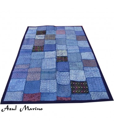 Tapete Pathwork - 145 x 95 cm - Artesanal - Varios Colores