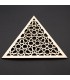 Treillis arabe triangulaire - Bois lamellé - Muzalaz Design