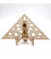 Dreieckiges arabisches Gitter - laminiertes Holz - Muzalazat Design