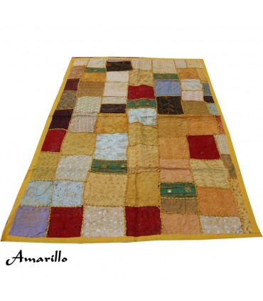 Tapete Pathwork - 145 x 95 cm - Artesanal - Varios Colores