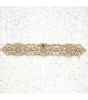Arabic Wood Latticework 6 x 50cm - Geometric Designs - Laser Cut - Birrambla Model