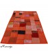Tapete Pathwork - 145 x 95 cm - Artesanal - Varios Colores