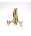 Aussteller Peana Type Laminiertes Holz - 16 x 6 cm