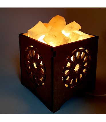 Decoração Árabe com Lâmpada de Sal do Himalaia - Modelo MILHUN