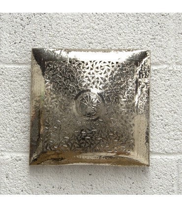 Aplique de Pared - Latón Niquelado - Modelo Aqhawan