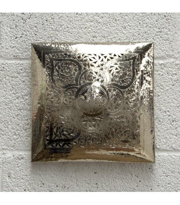 Decke oder Wand Arabische Decke - Messing vernickelt - Modell khabazaa