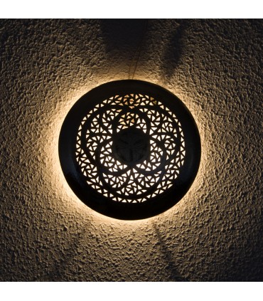 Plafón Árabe Techo o Pared - Latón Niquelado - Modelo Azharii