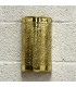 Arabic Cylinder Wall Lamp - Golden Brass - Qatara Model