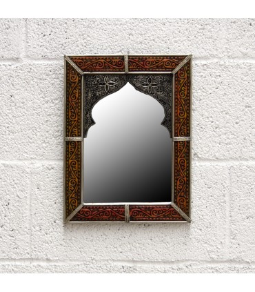 Miroir Décoration Arabe - Alpaga Sculpté - Modèle Bab Zahara