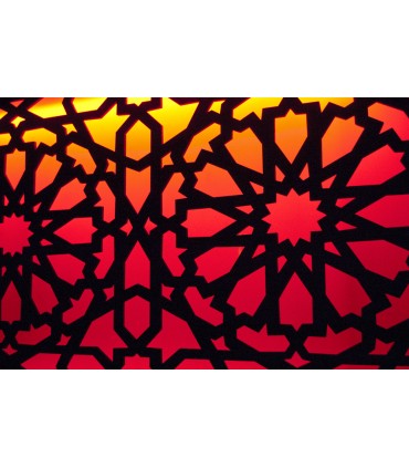 Cabeceira de cama com iluminação LED RGB + controle móvel