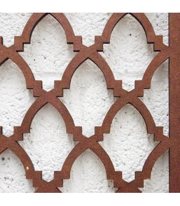 Lit de tête de lit arabe 160cm - Bois - Modèle Bab Ayouba