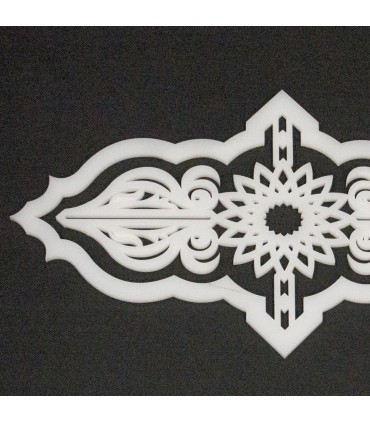 Modelo de treliça de metacrilato do Níger - 50 x 29 - reutilizável