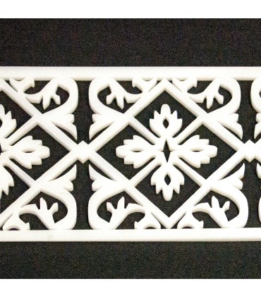 Plantilla Celosía M 2 Metacrilato 50 x 10 - Reutilizable