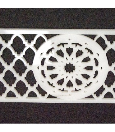 Plantilla Árabe Celosía Metacrilato 50 x 10 - Reutilizable - Modelo 10