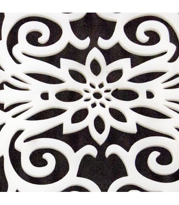 Plantilla Celosía Metacrilato Floral 40 x 20 - Modelo Barroco