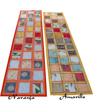 Or mat brodé long - 145 x 48 cm - différentes couleurs