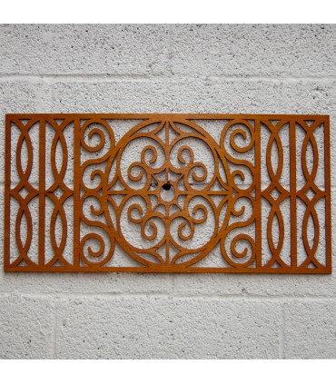 Treillis en bois - Mandala Design - 60 x 30 cm