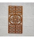 Holzgitter - Mandala Design - 60 x 30 cm
