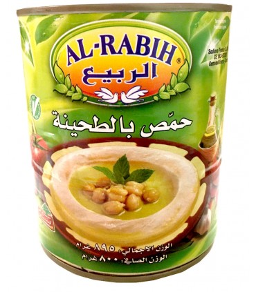 Humus Árabe enlatado - Gran Calidad - Pasta Garbanzo y Tahini