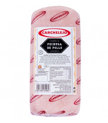 Halal Chicken Breast Cold Cut - 3 kg - Carchelejo