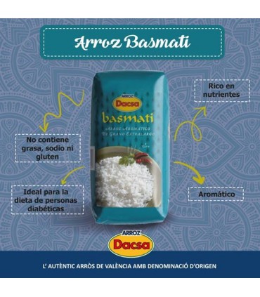 Basmati rice DACSA - 1 kg - Pakistan