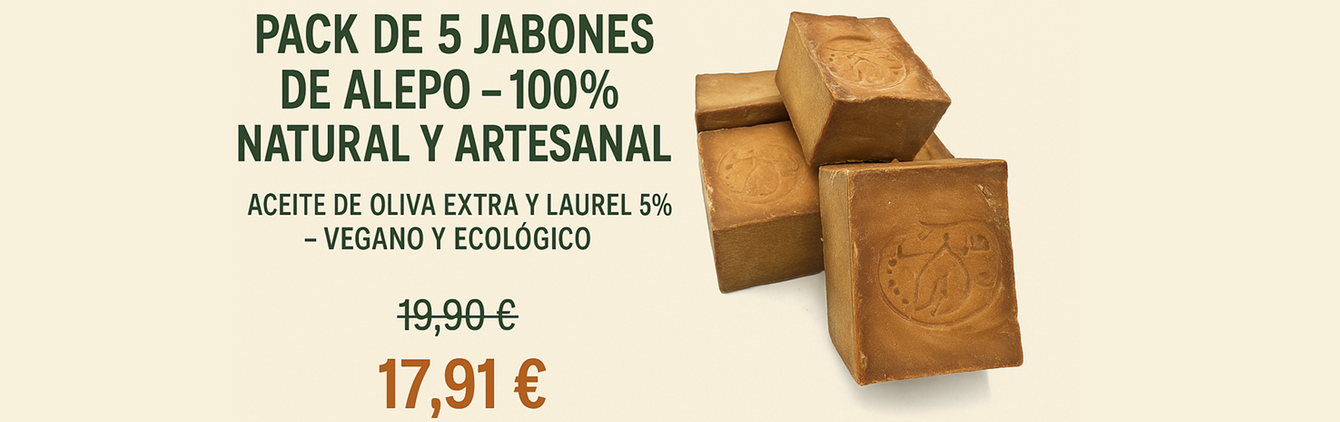 OFERTA ALEPPO 5 X 200 GR